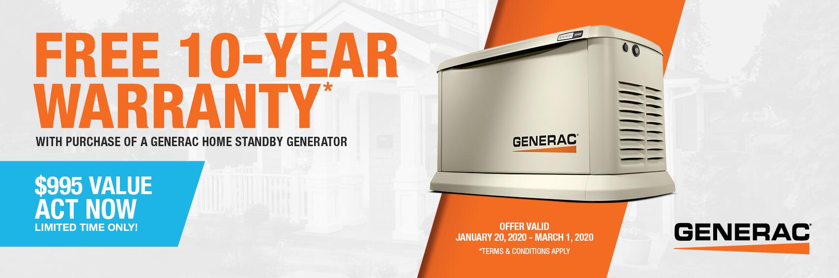 Homestandby Generator Deal | Warranty Offer | Generac Dealer | Manchester, NH